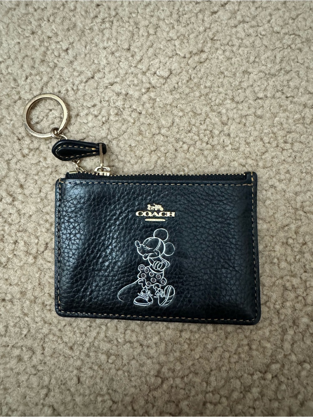 Coach Minnie Mouse card holder